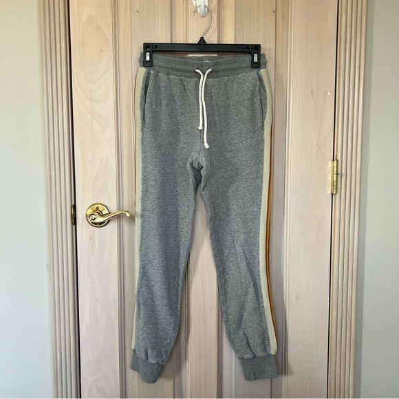Madewell miles by Madewell Stripe-Inset Varsity Sweatpants  9910 - Picture 4 of 13